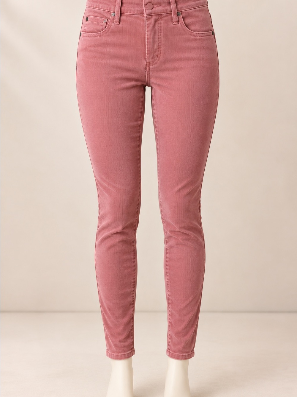 KUT from the Kloth Diana Fab Ab Skinny Corduroy Pants Pink Size 8